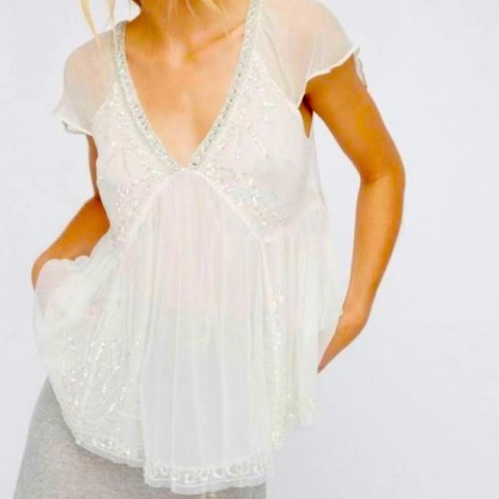altar'd state Pretty Babydoll Top